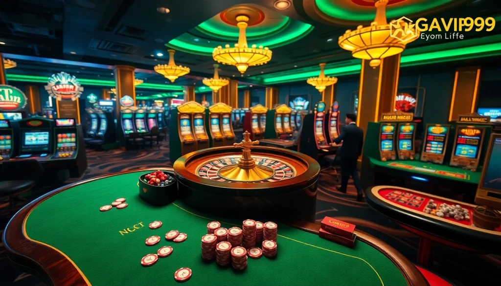 Experience the thrill of betting with Nhà cái GAVIP999 at a luxurious online casino.
