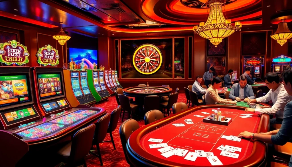 Experience the thrill of Tk88 chính thức with vibrant casino elements and exciting game interactions.
