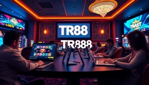 Engaging online gaming experience at TR88 showcasing diverse games and user interaction.
