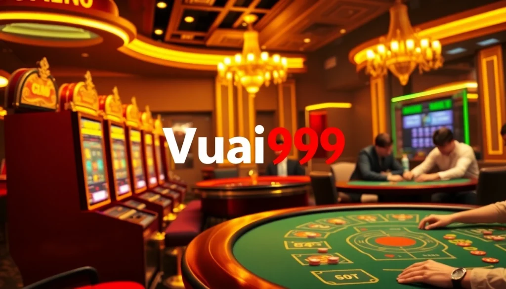 Engaging players enjoy the exciting atmosphere of nhà cái vua99 online casino.