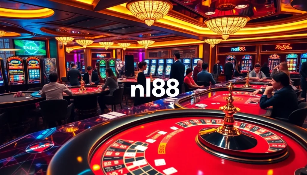 Experience the excitement of gambling at nh88 with vibrant casino tables and action-packed gameplay.