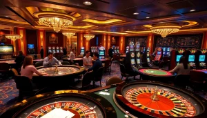 Lương Sơn TV offers an exciting online gambling experience with vibrant casino visuals and thrilling gameplay.