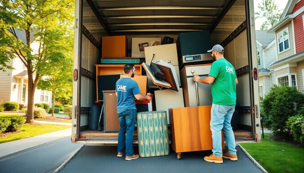 Efficient junk removal team in Paramus managing clutter removal for eco-friendly disposal.