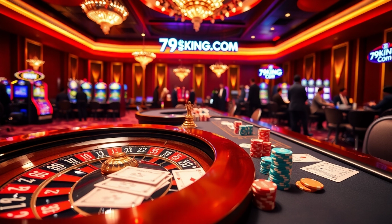 Experience high-stakes gaming at 79KING COM's luxurious casino.