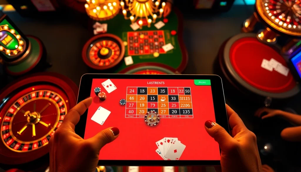 Engaging gaming experience at https://9789bet.com/ featuring casino tables and players in action.