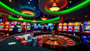 Engage with the MAX88 casino experience showcasing vibrant games and betting excitement.