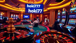Experience thrilling gameplay at hoki77 with vibrant casino games and engaging atmosphere.