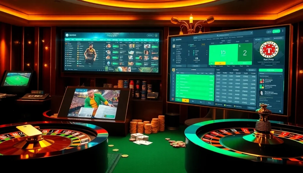 Experience thrilling wagers on situs bola online with dynamic betting interfaces and vibrant sports visuals.