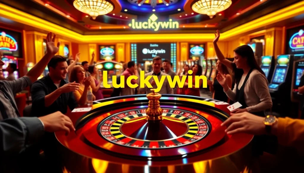 Experience the excitement of winning at https://luckywin.fan/ with vibrant casino visuals that capture thrilling gameplay.