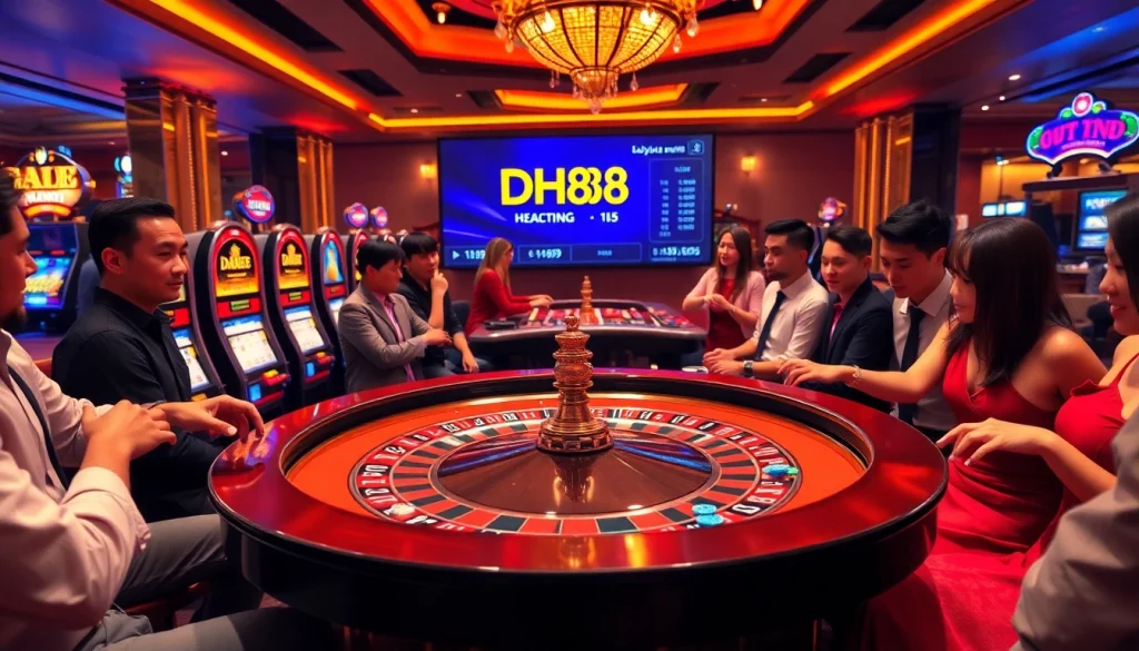Experience the thrill of winning at DH88's luxurious casino tables and exciting games.