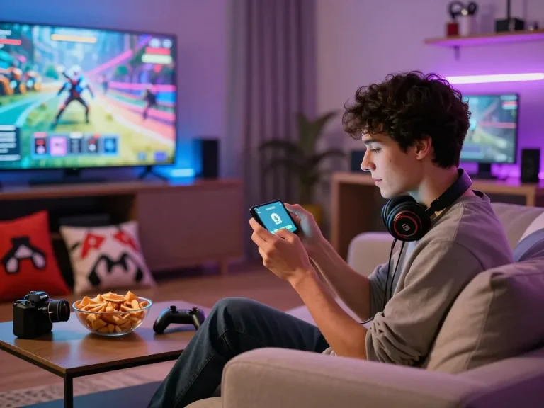 Tải sunwin app download scene in cozy gaming lifestyle.