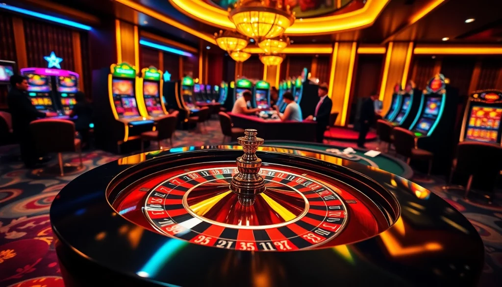 Vivez l'excitation dans un casino en ligne dynamique avec la roulette et le poker.