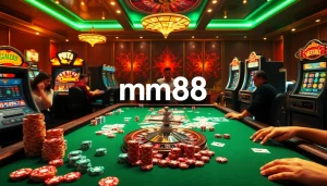 Experience thrilling gameplay at MM88 with exciting slot machines and engaging casino tables.