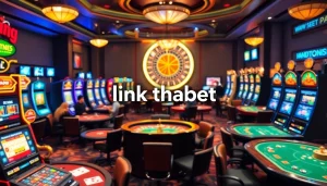 Experience the thrill of gambling with link thabet at vibrant casino tables and slot machines.