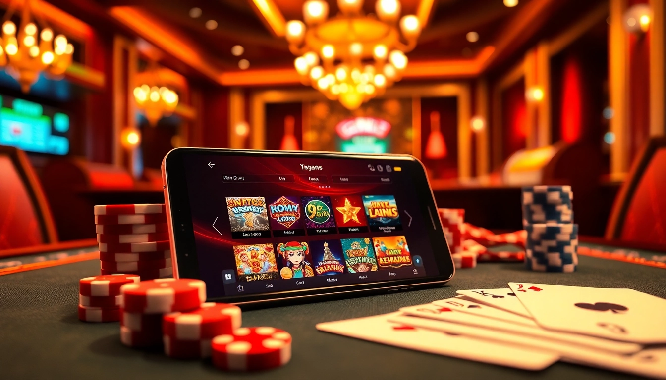 Experience thrilling mobile gaming at https://kiss918-ori.app amongst vibrant casino elements.