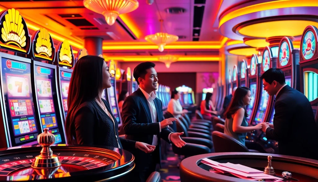 Rasakan sensasi menang di slot server thailand dalam suasana kasino yang dinamis.