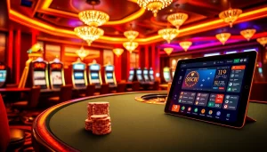 Experience excitement at SC88 casino with vibrant slot machines and poker action.
