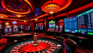 Experience thrilling gameplay at NA777 with professional dealers and vibrant casino tables.