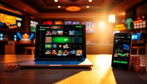 Engaging online gaming experience at https://open88seo.com/ featuring modern devices and vibrant casino games.