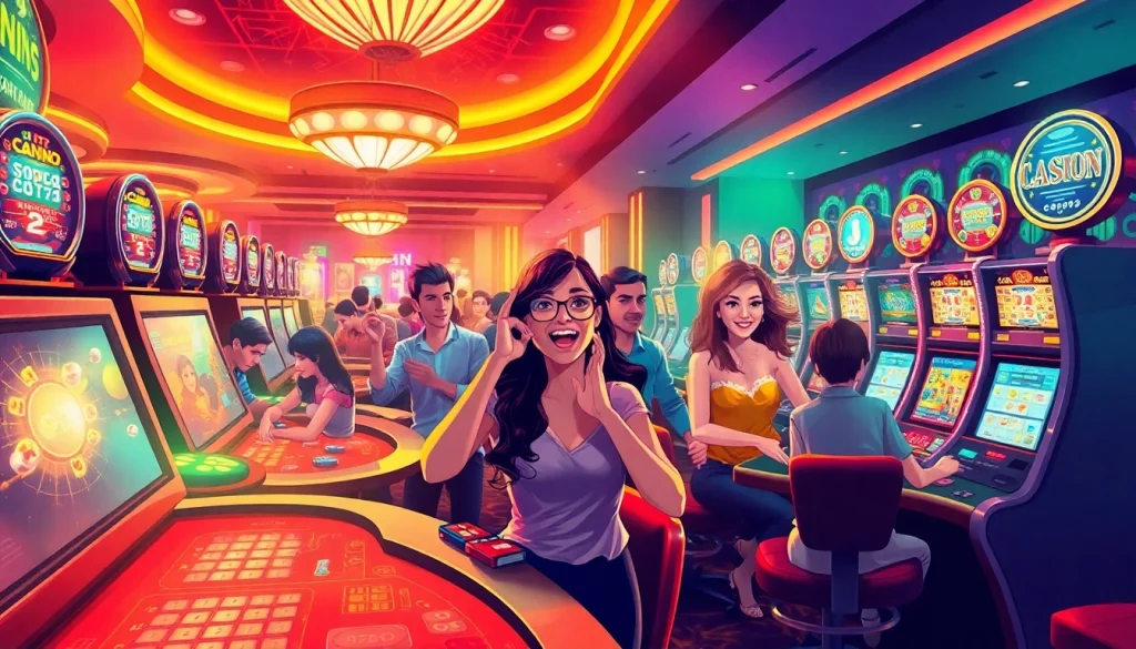 Experience the exciting vibe of casinos at https://ww888.io/ with players engaged in thrilling games.