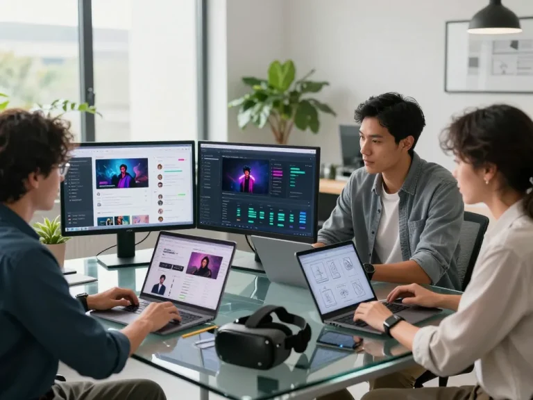 Collaboration in adult entertainment technology focusing on sex ai innovations with UX designs and analytics visuals.