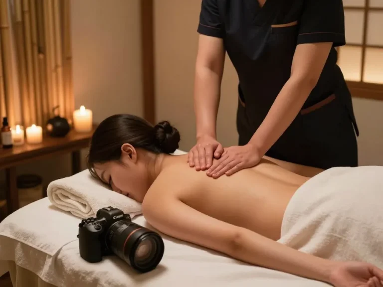 Experience the best 동대문스웨디시 at a calming wellness spa, featuring a tranquil massage environment and soothing elements.