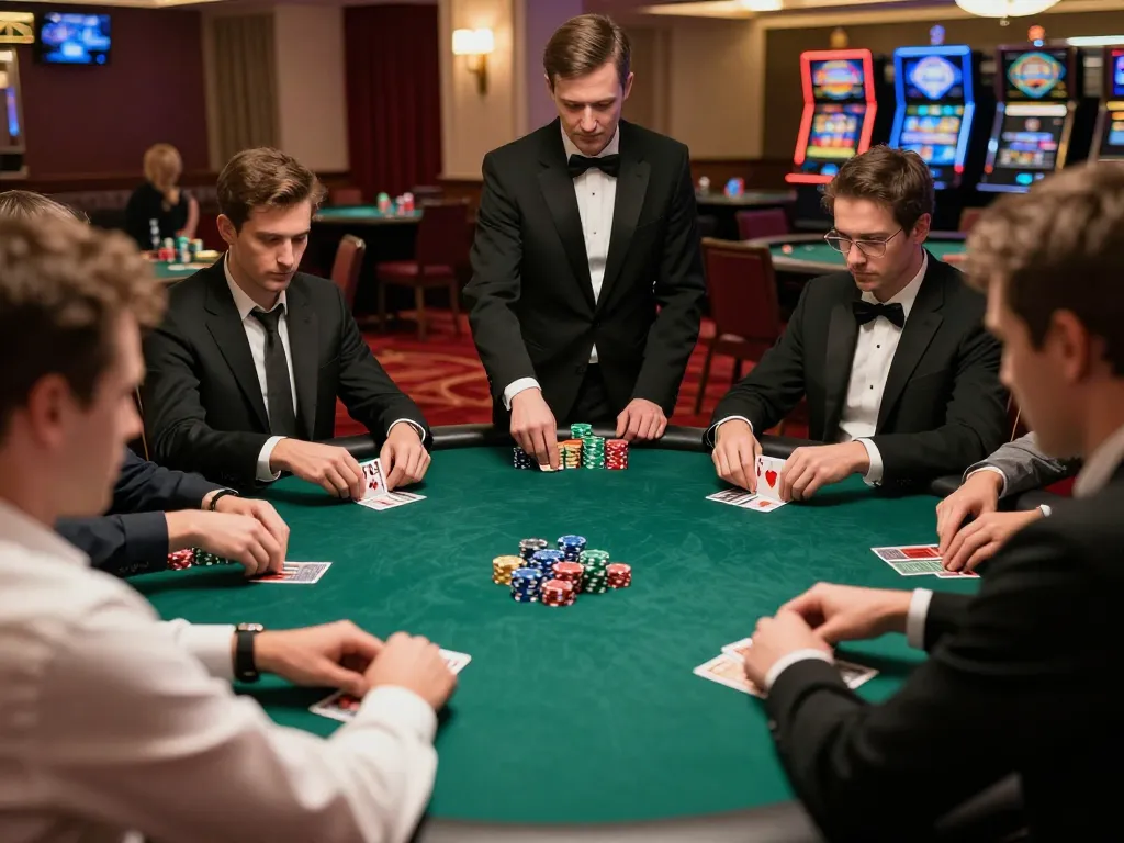 Experience strategic poker gameplay at vipwin with elegant ambiance and engaged players.
