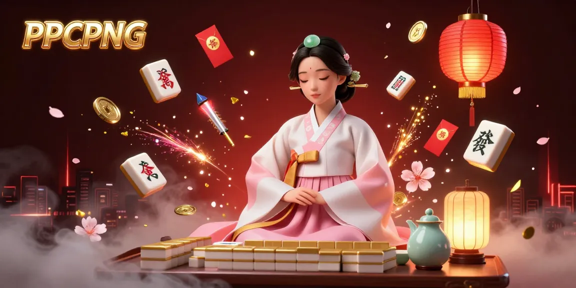 PPCPNG showcases vibrant Asian gambling culture with dynamic mahjong elements, captivating gameplay energy.