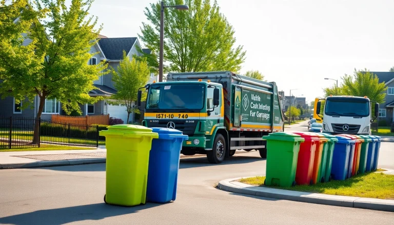 Learn the cold lake garbage schedule with organized waste collection in a community setting.
