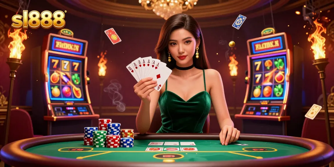 Experience thrilling play at sl888 with vibrant slot reels and captivating casino action.
