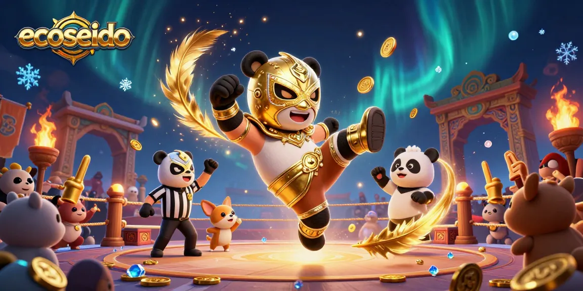 Experience ecoseido's vibrant casino atmosphere with thrilling 3D action and lively characters.