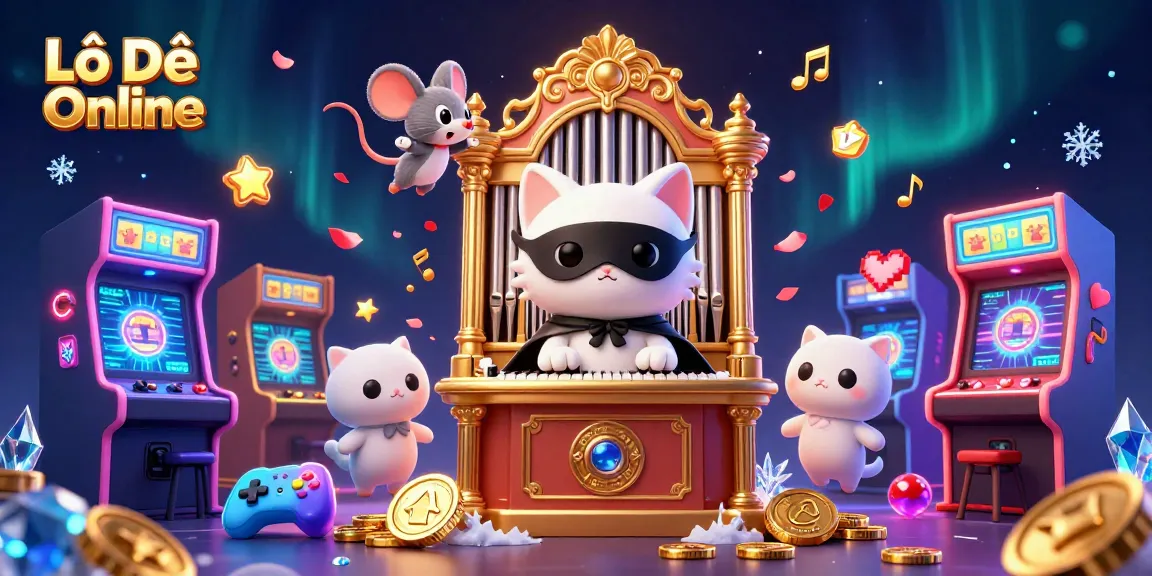 Experience Lô Đề Online with a vibrant, dynamic casino illustration showcasing gaming excitement.