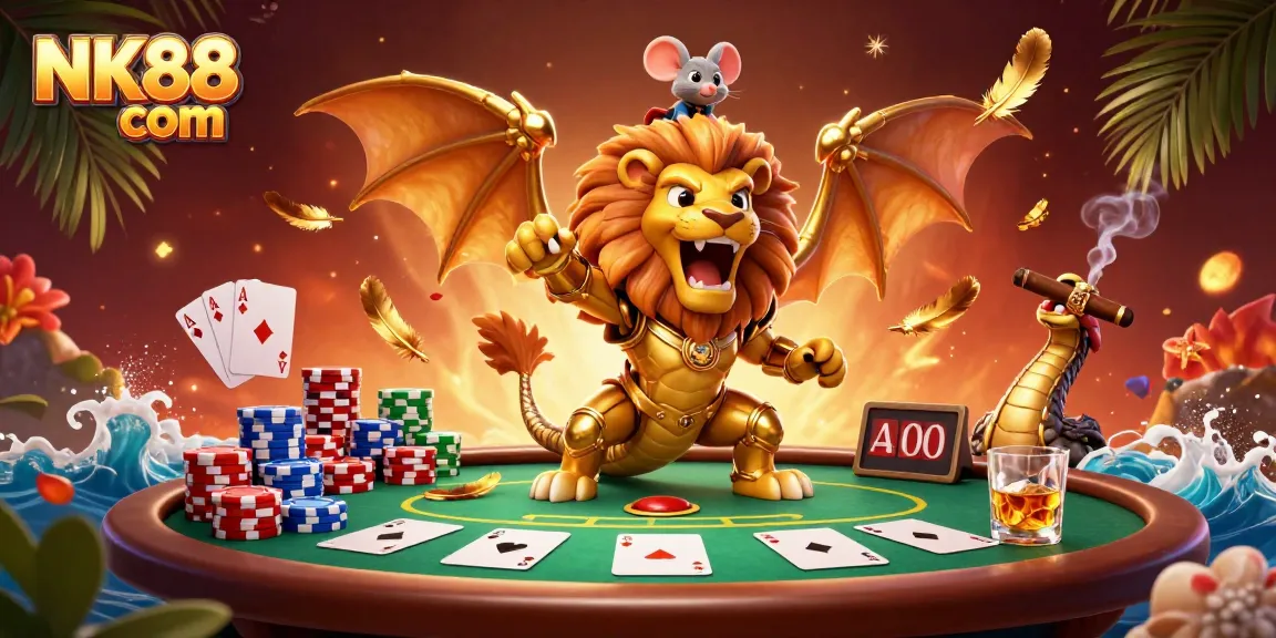 Engage with thrilling gameplay at NK88 com while enjoying a vibrant poker scene with fantasy elements.