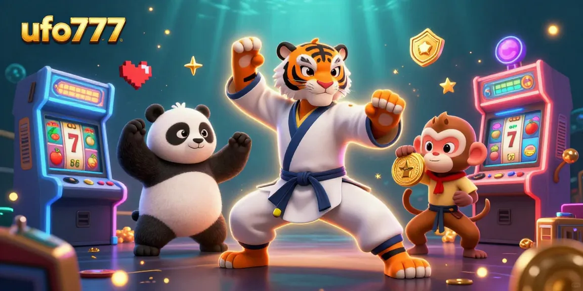Experience thrilling wins with ufo777 as a kung fu tiger master spins the slot reels