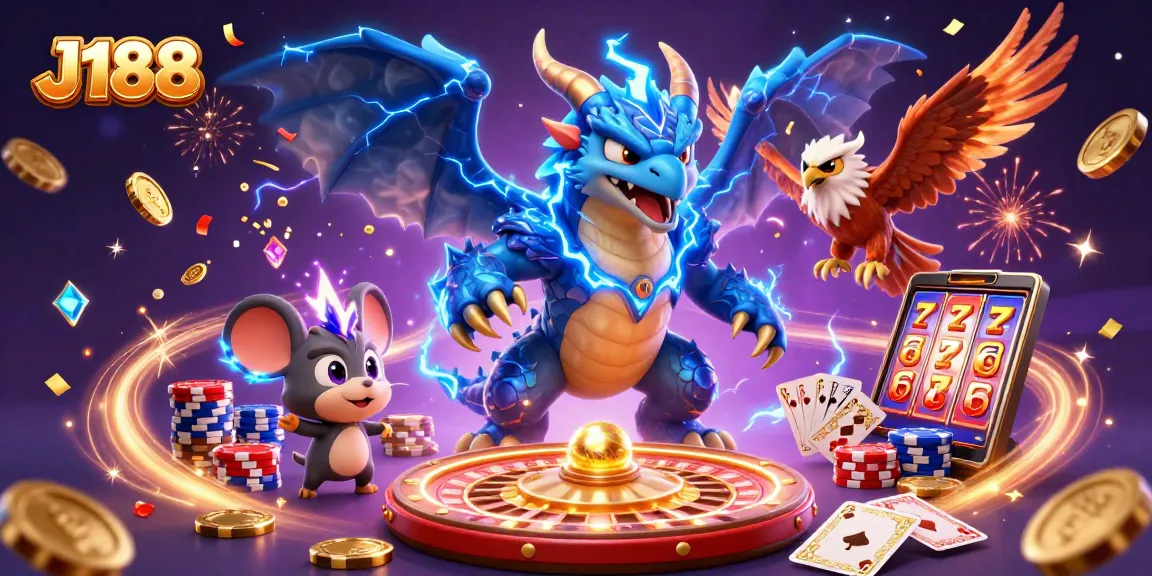 Experience exciting gameplay at J188 with vibrant characters and mesmerizing casino elements.