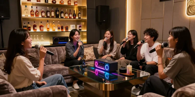 gangnammicroom.com에서 만나는 고급스럽고 편안한 강남가라오케 프라이빗 룸의 모습.