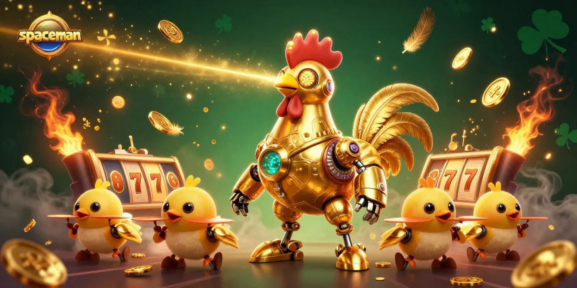 Engage in thrilling action with the spaceman slot, featuring vibrant gold coins and high-stakes gameplay.