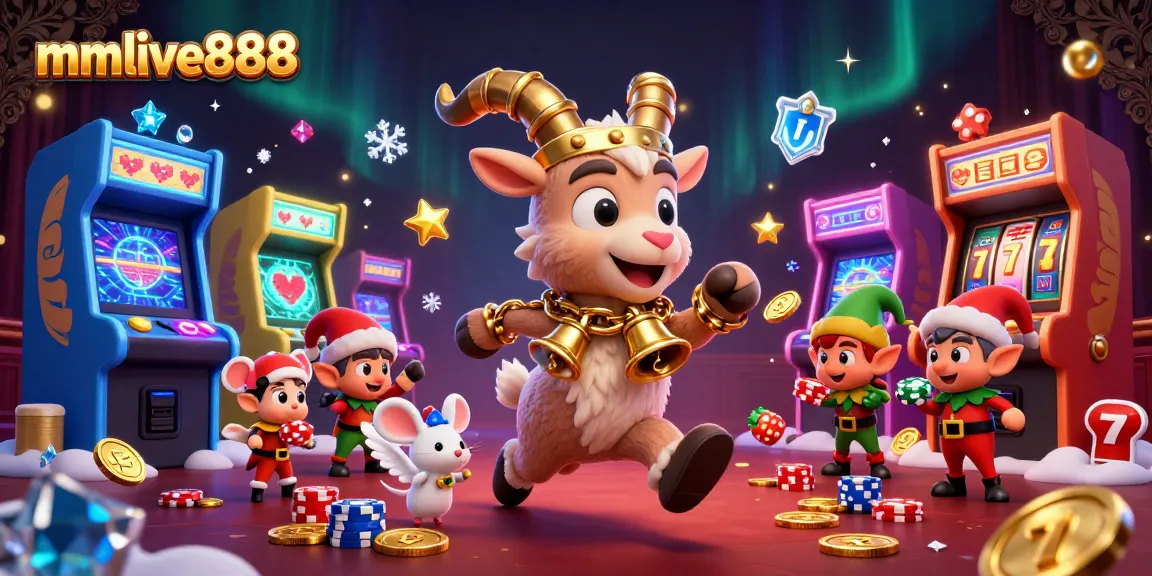 Experience vibrant gameplay with mmlive888 in a festive casino scene filled with excitement and action.