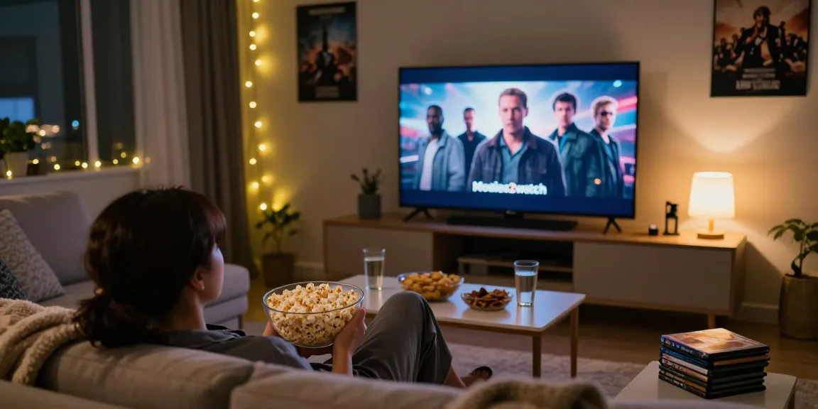 Relaxed movie night at home with Movies2watch on TV