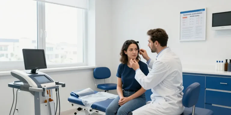 Hair transplant turkey price discussed during a compassionate doctor consultation in a modern health clinic.