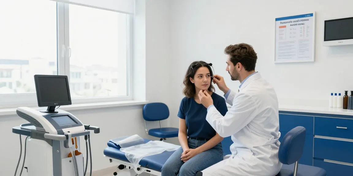 Hair transplant turkey price discussed during a compassionate doctor consultation in a modern health clinic.