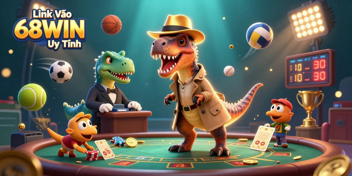 Experience thrilling gameplay with Link Vào 68WIN Uy Tín at a lively casino table with dynamic action.