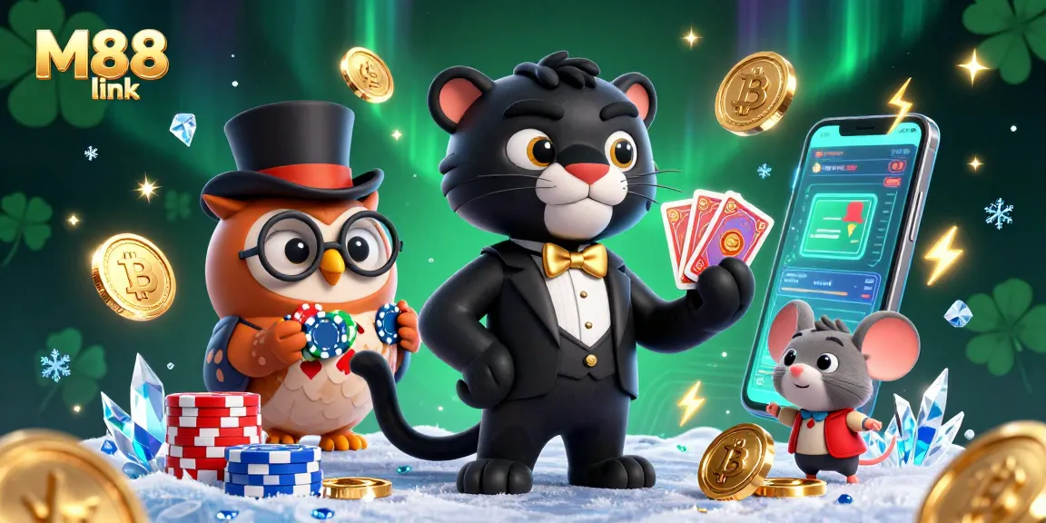 Engage with thrilling gameplay at M88 link featuring charming characters and vibrant casino elements.