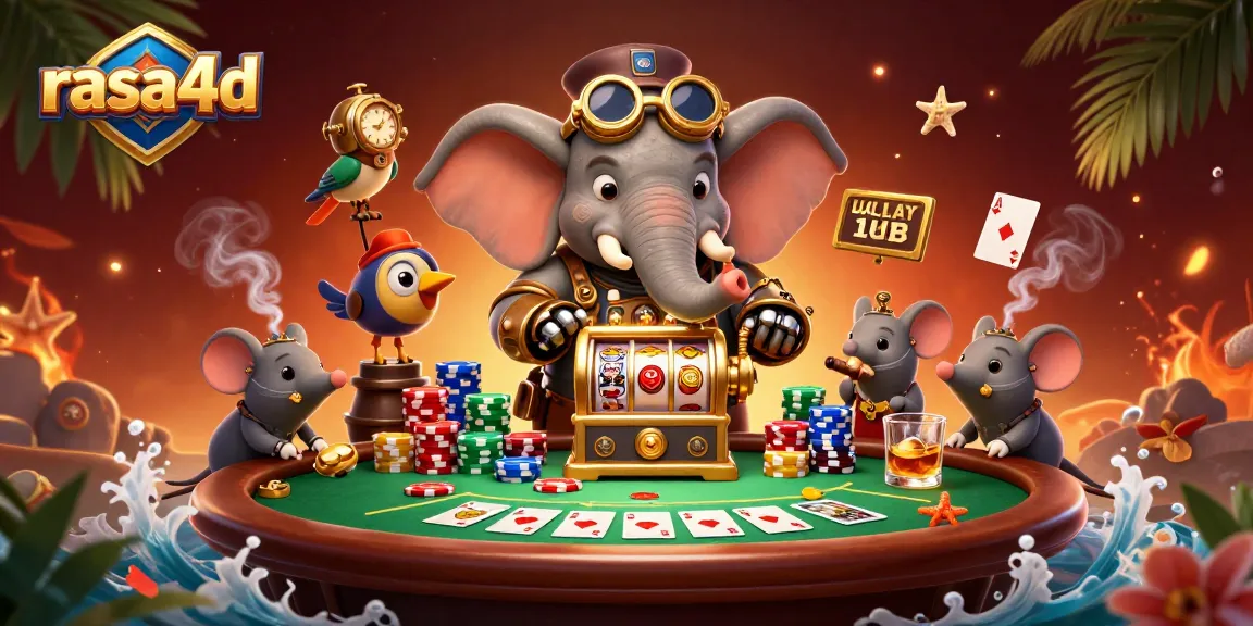 Rasakan pengalaman bermain slot di rasa4d dengan karakter unik dan suasana kasino yang meriah.