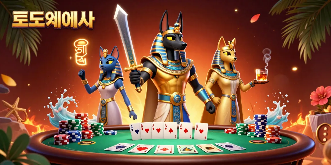 Engaging scene showcasing heroes in a 토토사이트 environment with vibrant poker elements