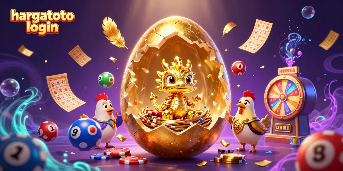 Experience hargatoto login excitement with vibrant golden dragon and dynamic gaming elements.