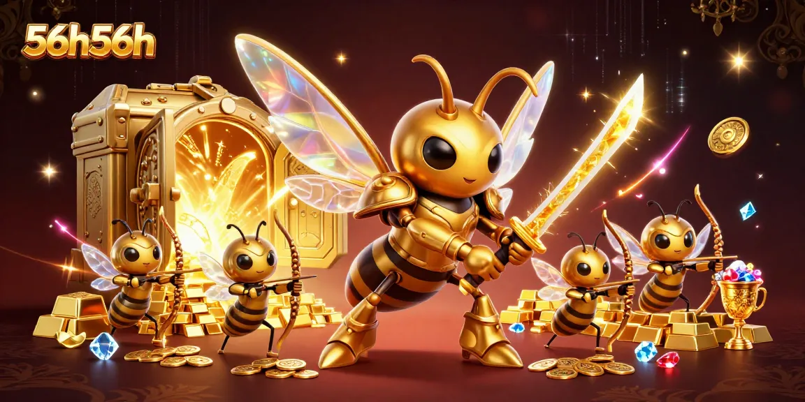 Entre na ação do 56h56h com a ilustração 3D repleta de tesouros e personagens vibrantes.