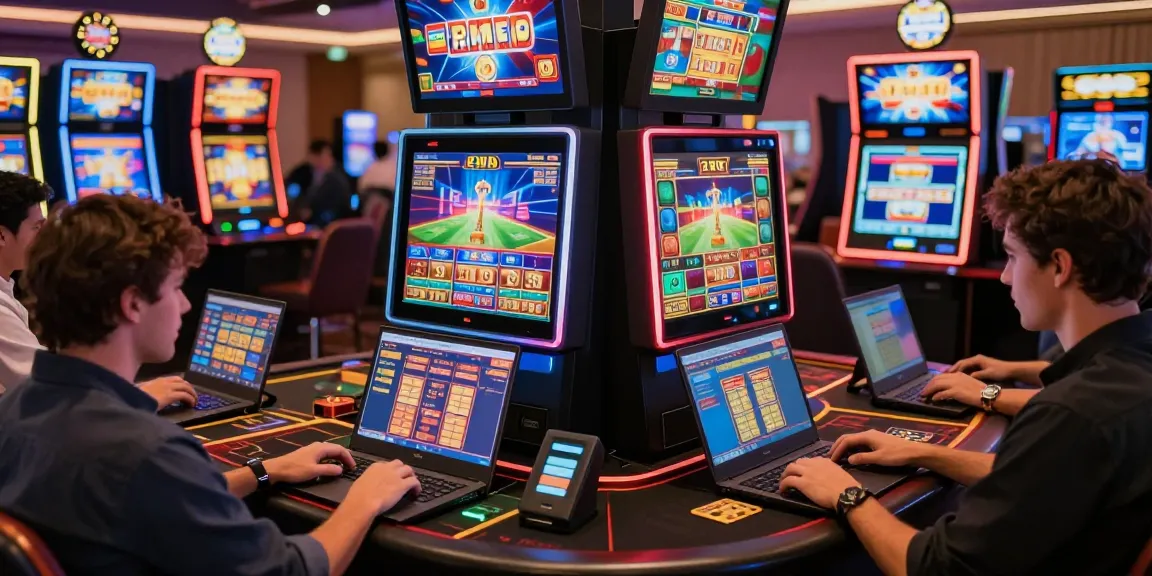 Dynamic online casino gaming experience at gdsap.org.uk featuring players using credit cards for a diverse range of games.