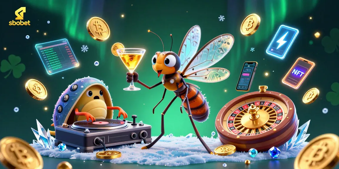 Engage with sbobet in 2026 through lively casino elements featuring iconic characters and shimmering coins.